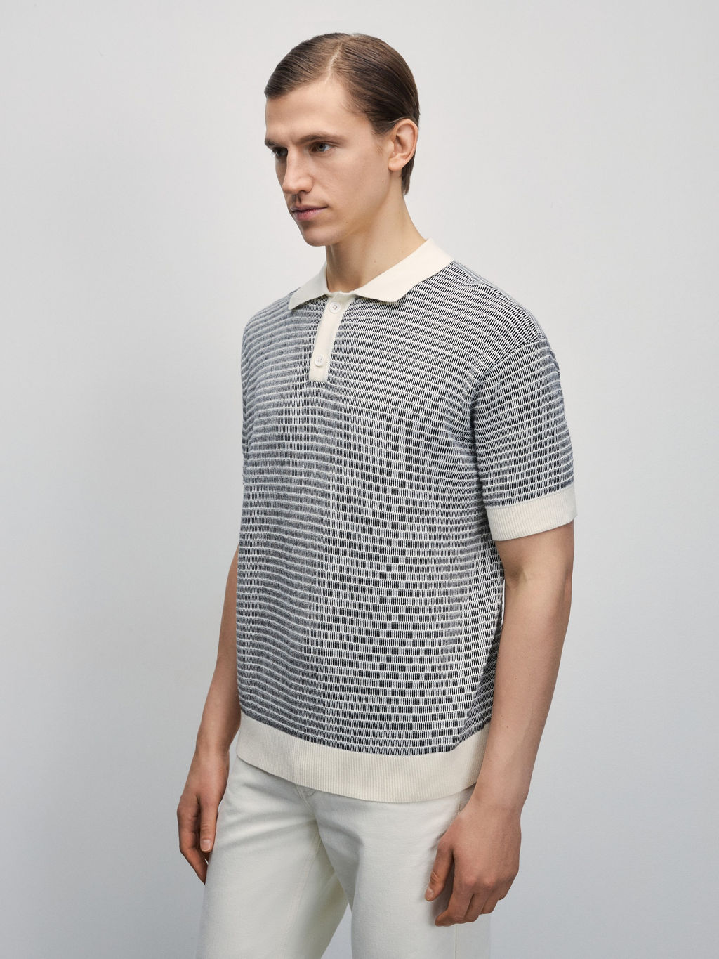 Вязаное поло / Zarina  фото 4