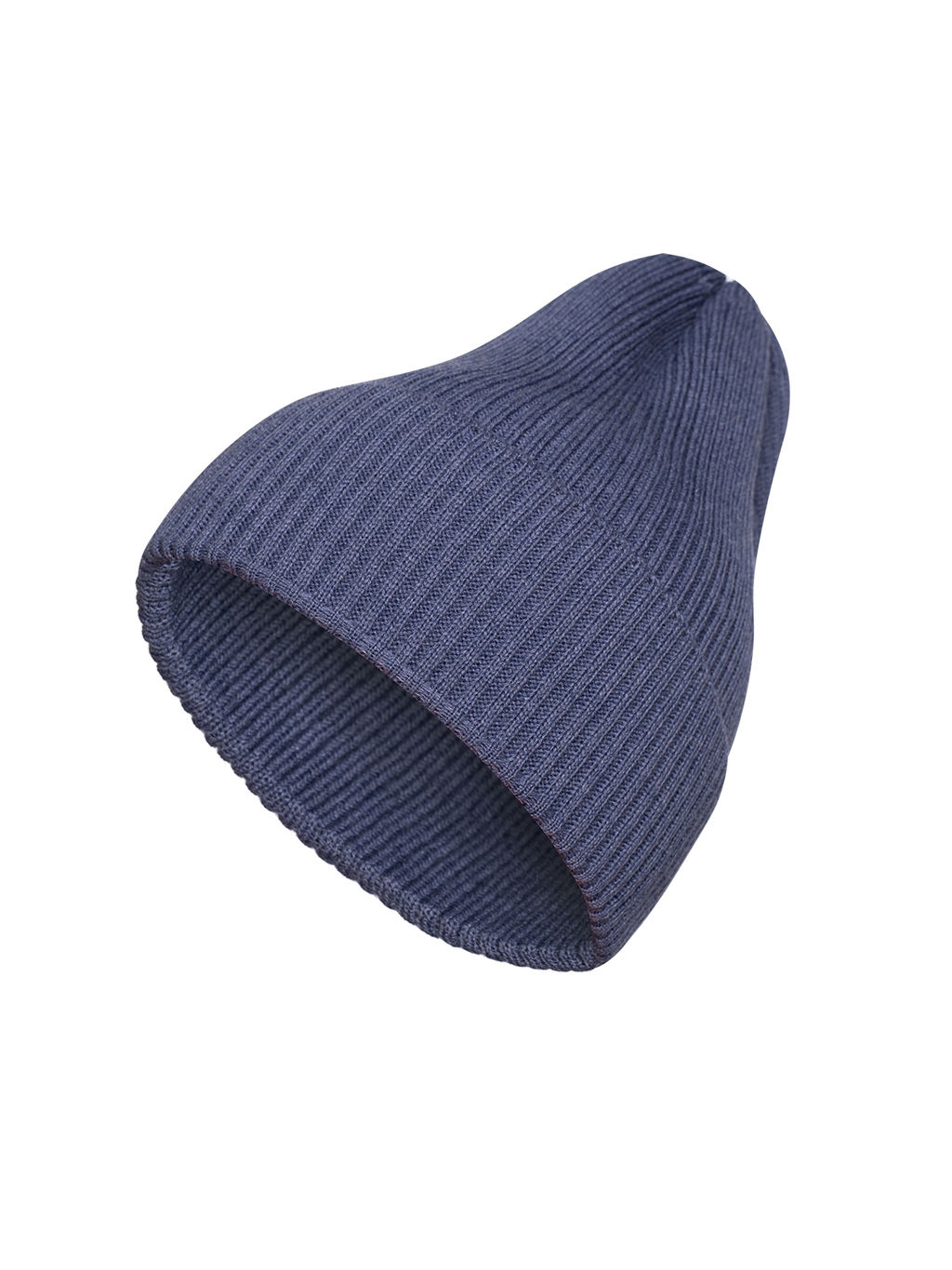 Шапка вязаная детская джинс