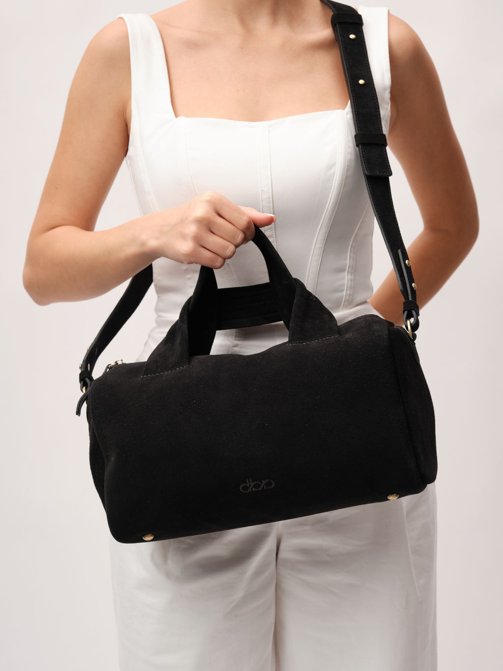 Замшевая сумка Bowling DBR 31378 черный  фото 7