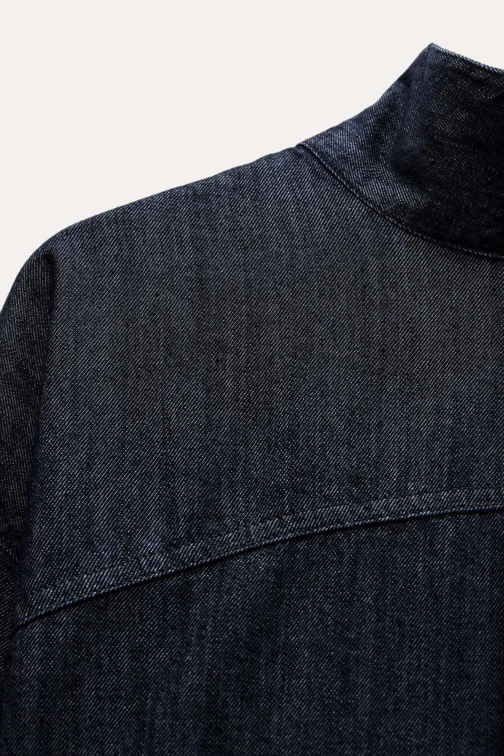 ZW COLLECTION SHIRT WITH TIE AND BUTTONS - Zara фото 8