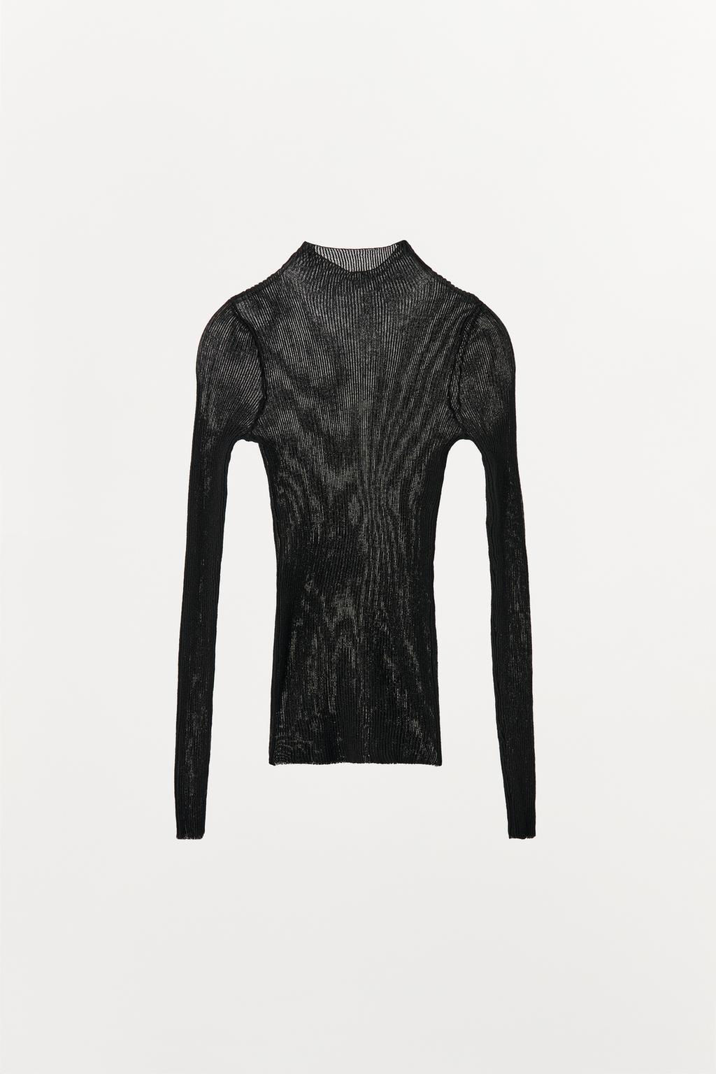 RIBBED FINE KNIT TOP - Zara фото 8