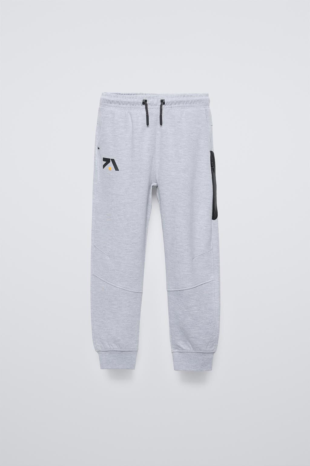SPORTY TROUSERS WITH TEXTURED DETAIL - Zara фото 4