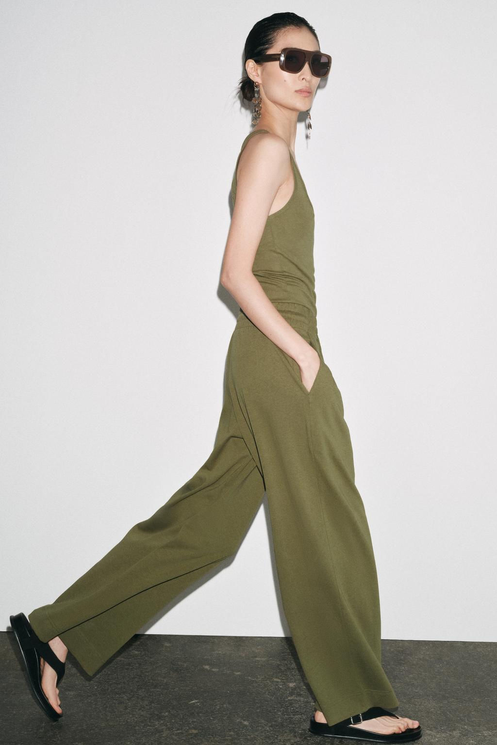 WIDE-LEG TROUSERS - Zara фото 16