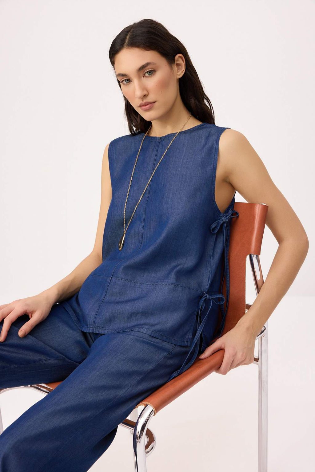 Mavi More Sustainable %100 Tencel Denim Bluz TWOSS26BZ00515