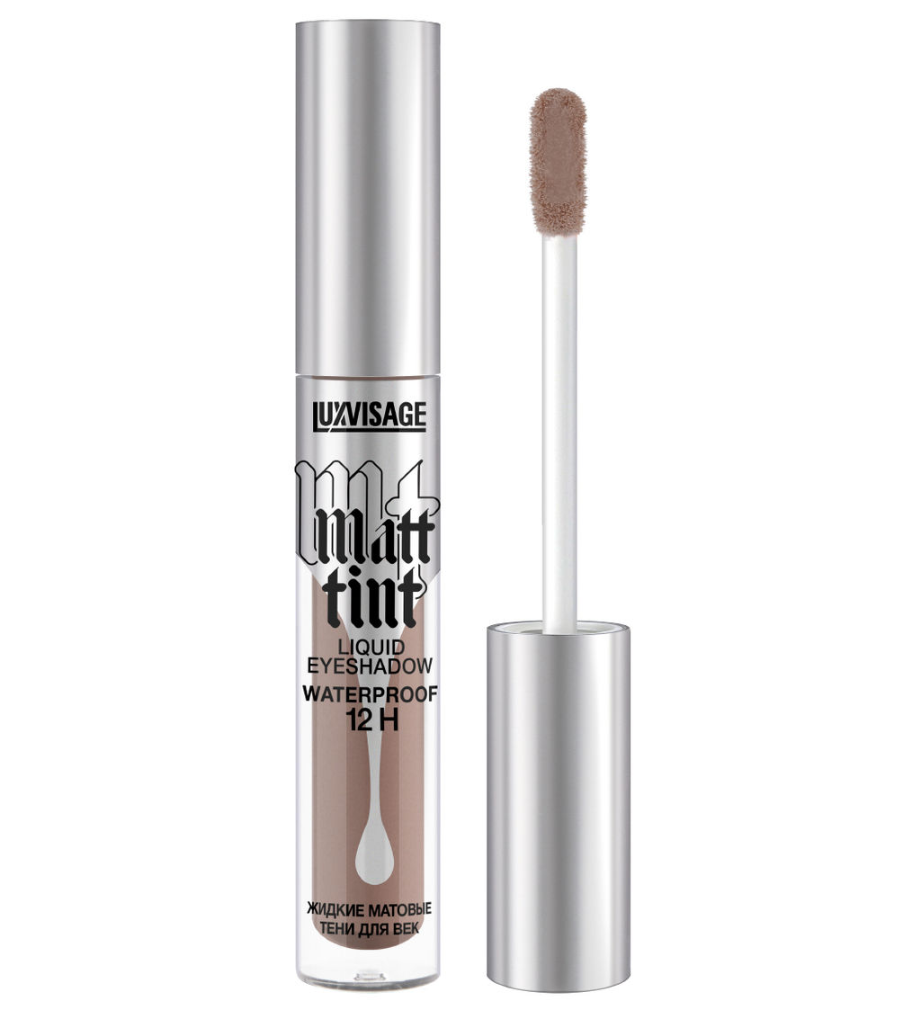 LuxVisage Тени жидкие матовые Matt tint waterproof 12H, тон 108 grey taupe