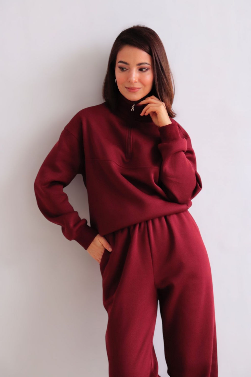 Martichelli Костюм спортивный в винном оттенке  фото 5