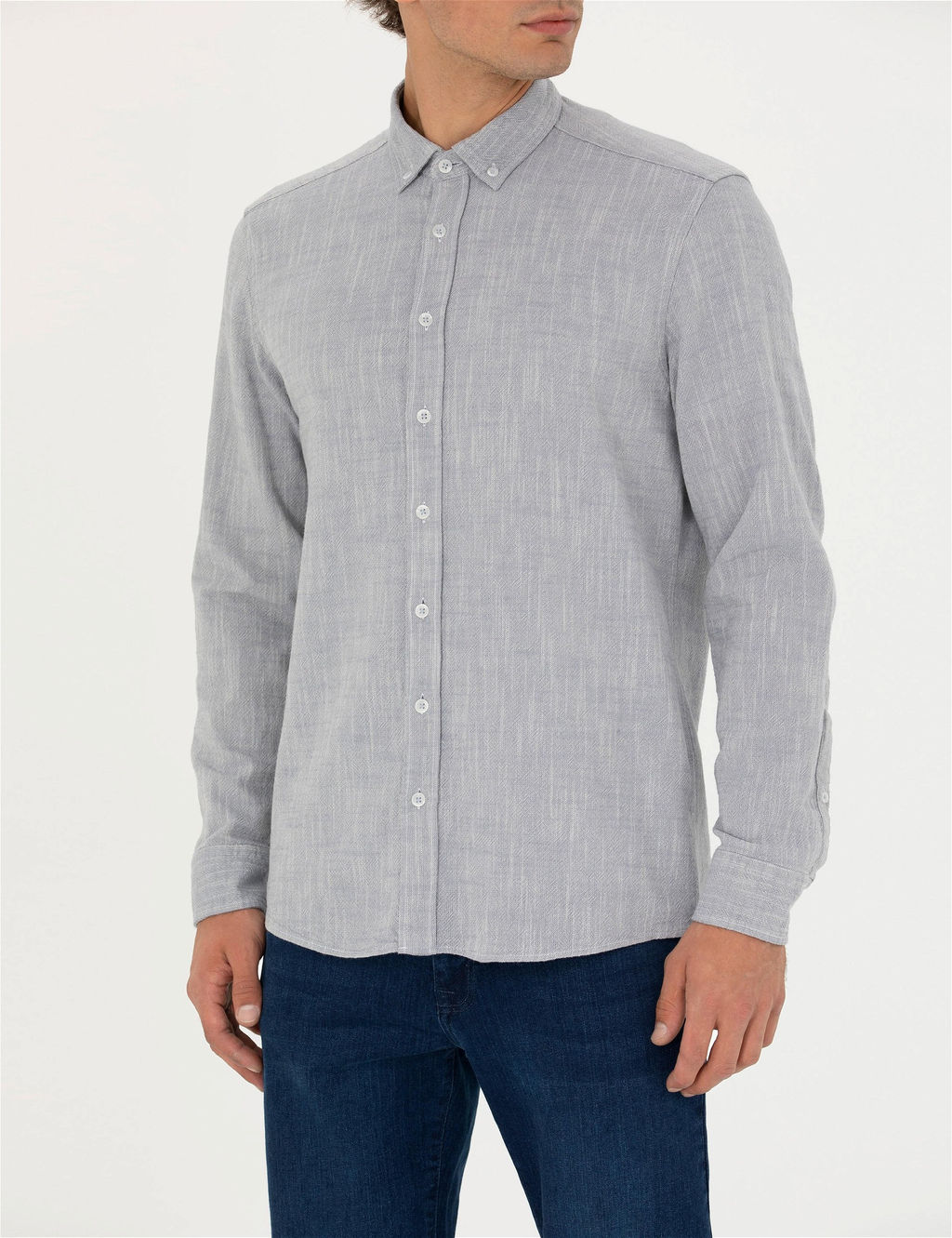Mavi Regular Fit Uzun Kollu G_mlek - Pierre cardin фото 6