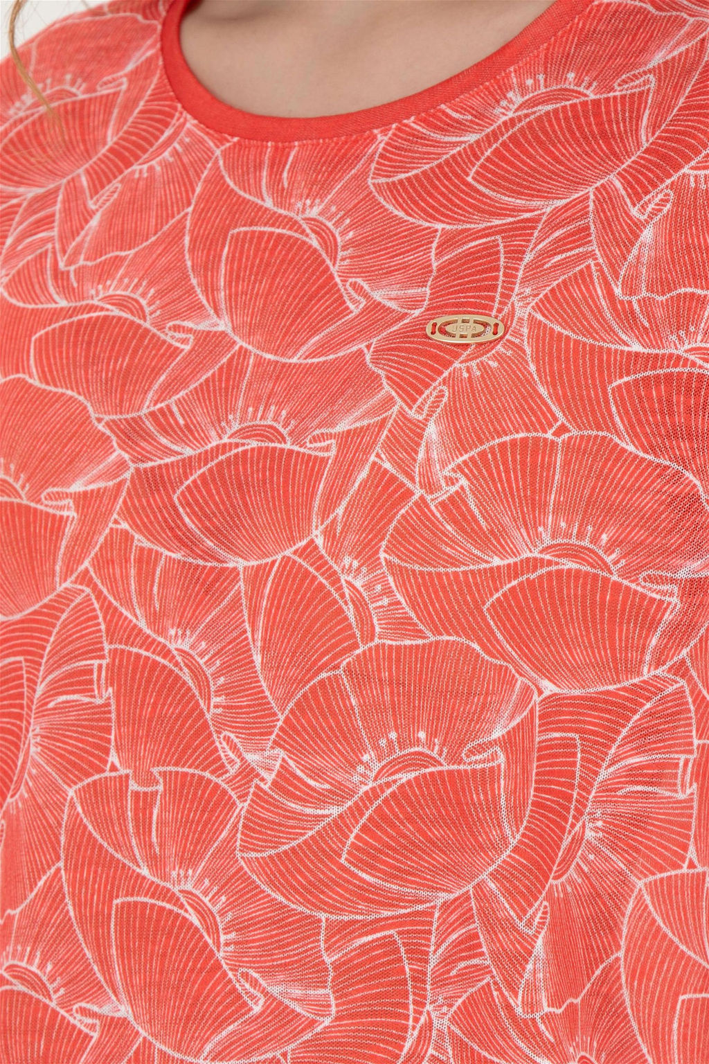 Женская футболка с цветком граната - U.s. polo assn фото 7