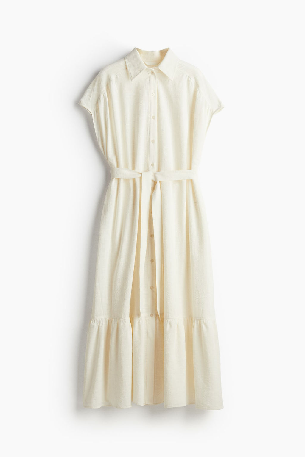 Vestido oversize con cinturon de anudar - H&m фото 5