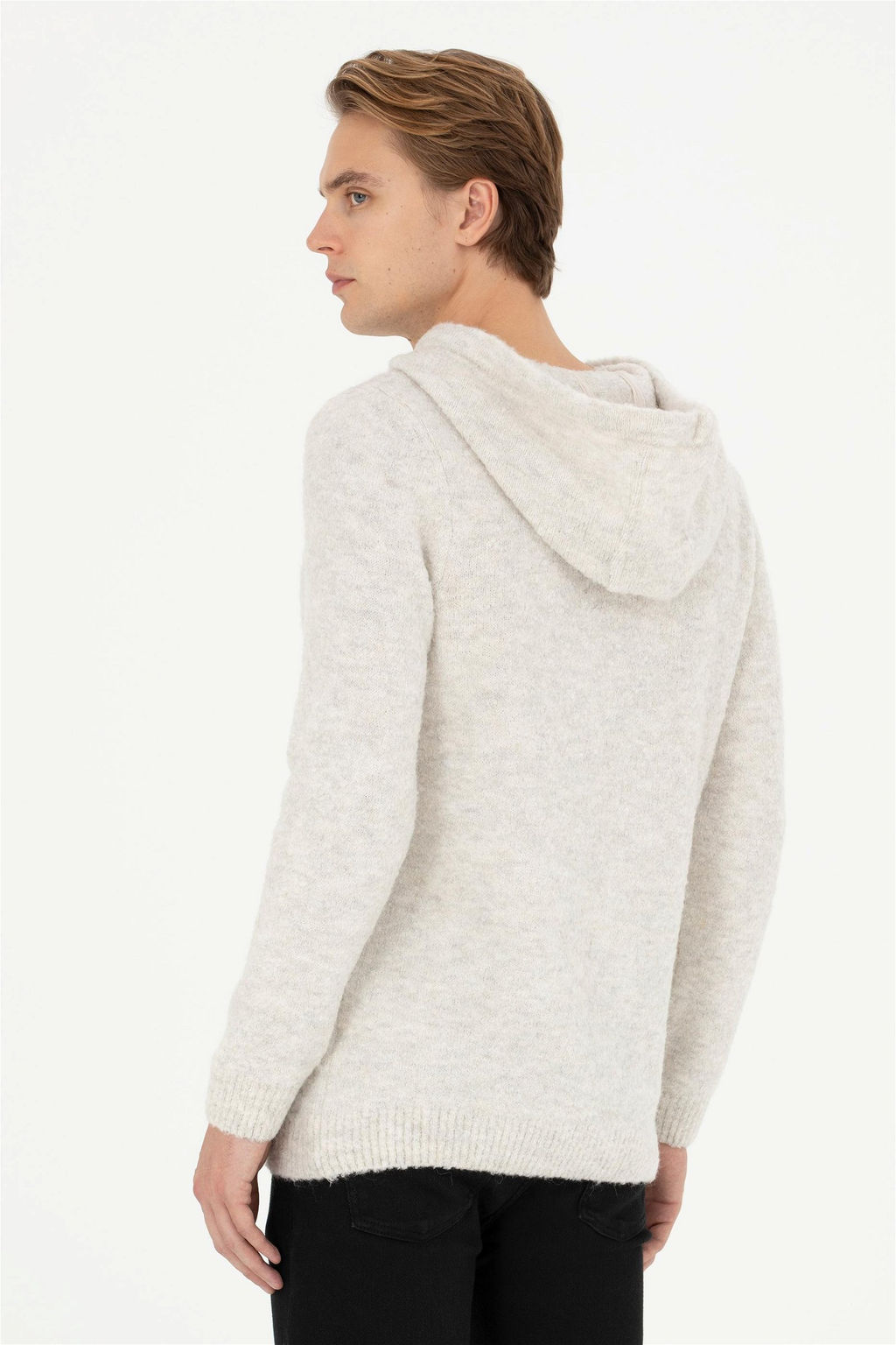 Мужской свитер из каменного меланжа - U.s. polo assn фото 5