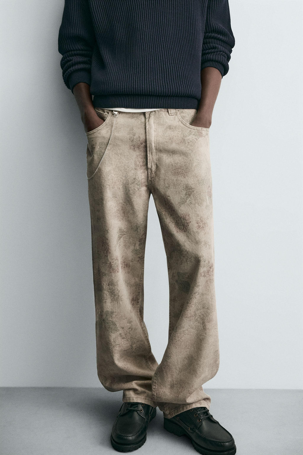 ABSTRACT PRINTED BALLOON FIT TROUSERS - Zara фото 10