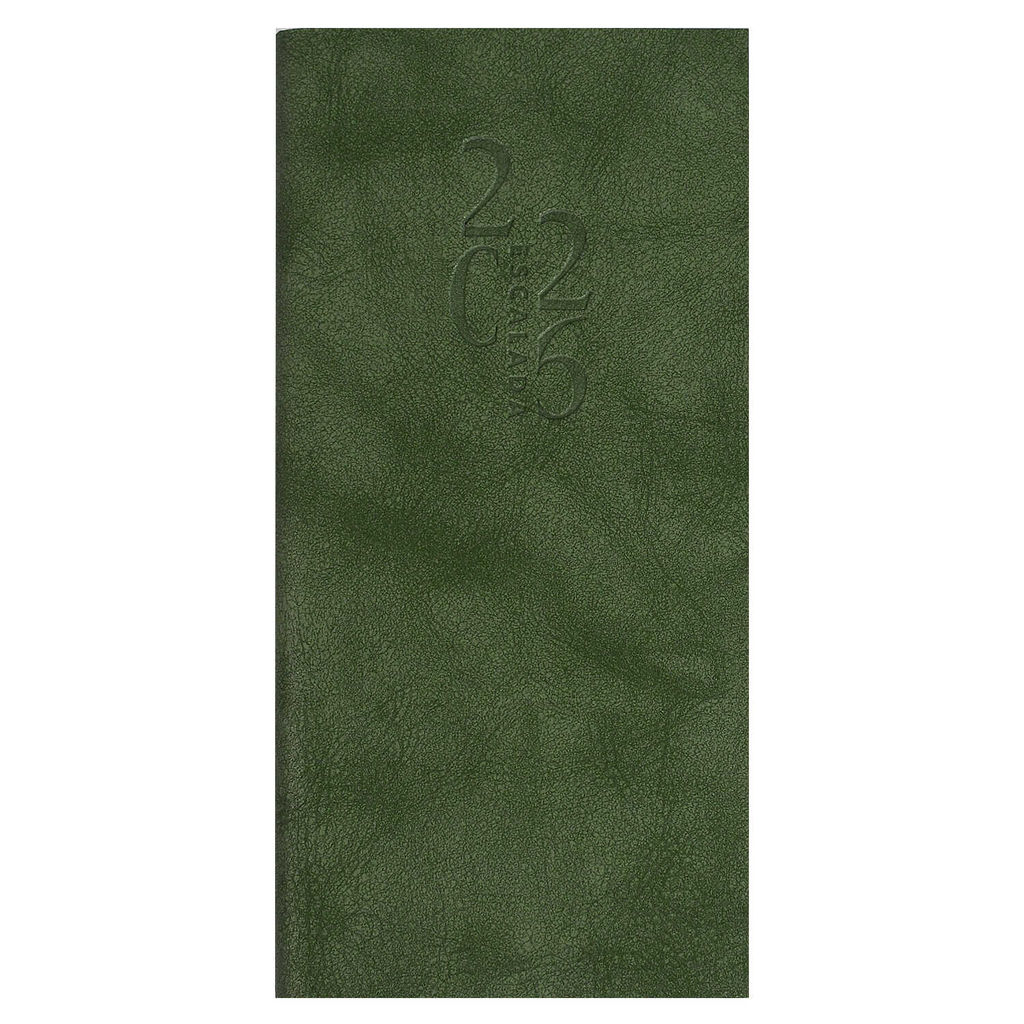 Еженедельник датированный 2026 ESCALADA, 80х165 мм, 64 л., арт. 70374/ 20 ТИВОЛИ ГЛОСС ХАКИ