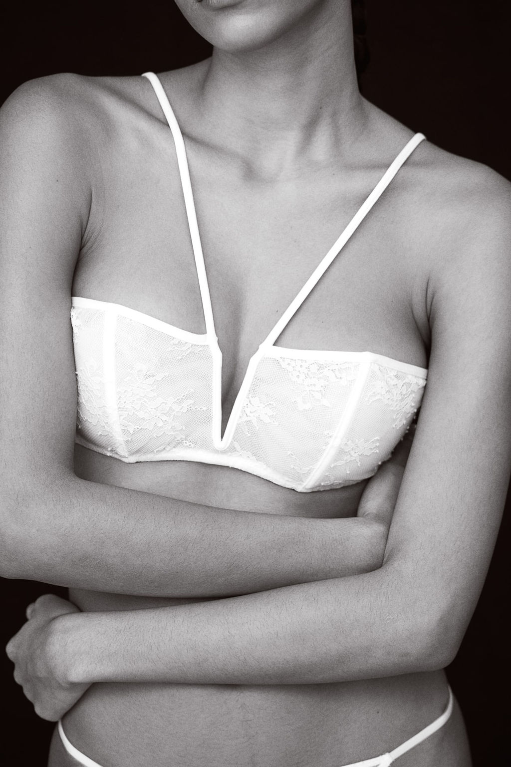 Sujetador suave de encaje sin acolchado - H&m фото 2