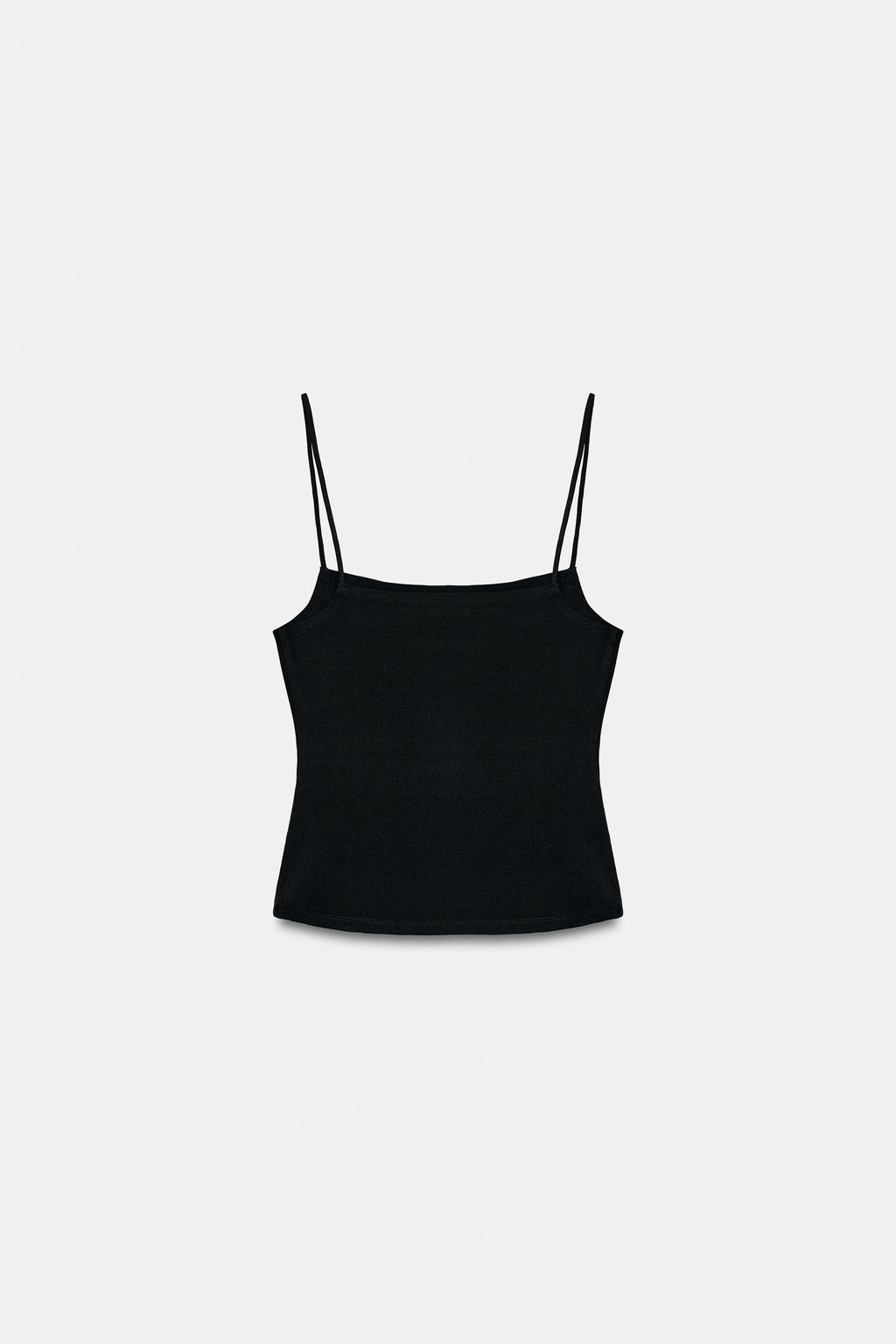 SQUARE NECKLINE STRAPPY TOP - Zara фото 5
