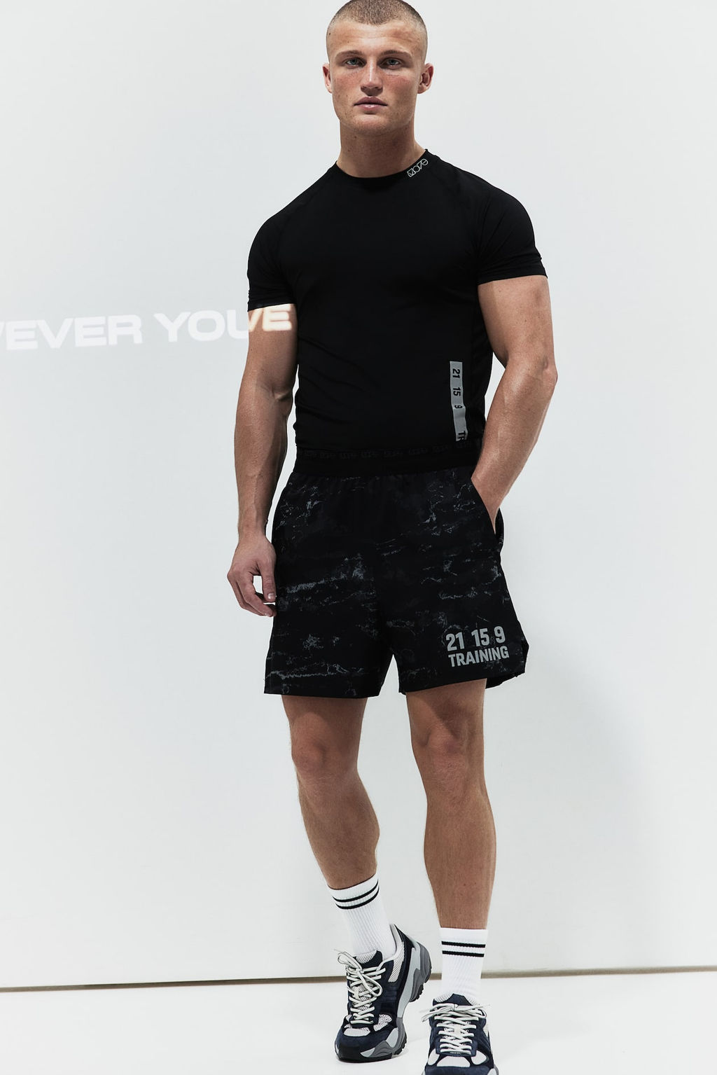 Pantalon corto a media pierna en DryMove - H&m фото 3