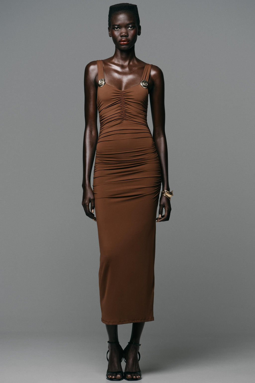 SHELL POLYAMIDE DRESS - Zara фото 10