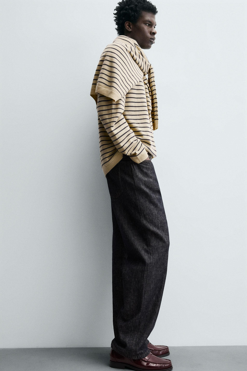 STRIPED WOOL - CASHMERE JUMPER - Zara фото 6