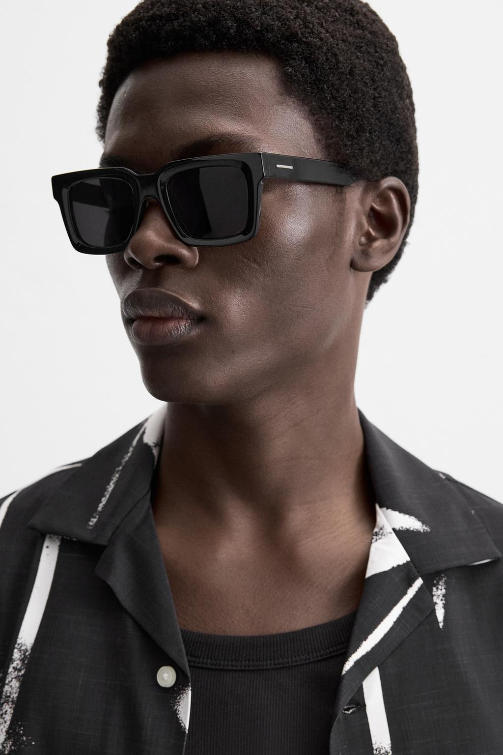 ABSTRACT PRINT STRETCH SHIRT - Zara фото 5