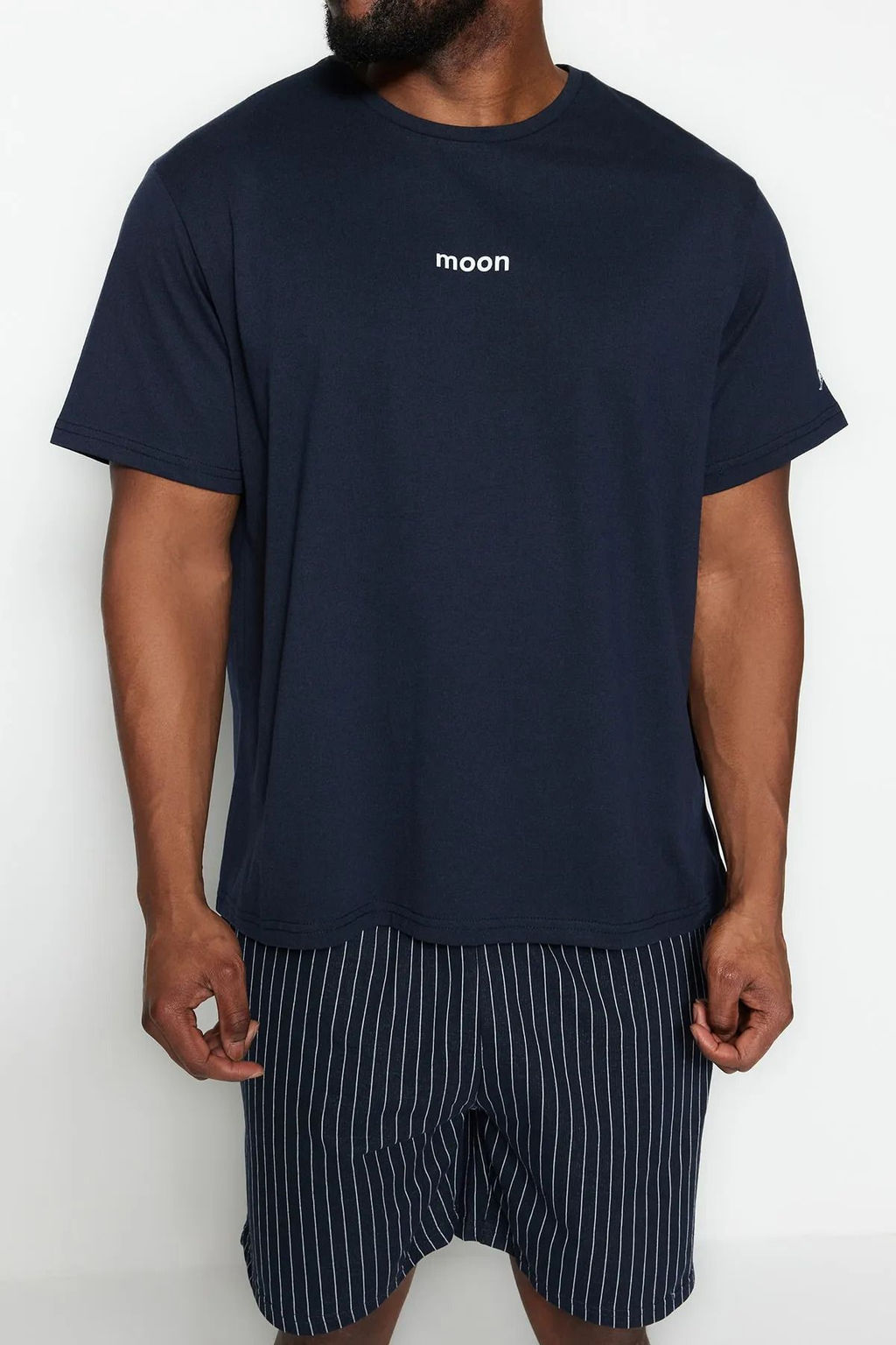 TRENDYOL MAN Buyuk Beden Bordo Regular Fit Rahat Bask?l? Sortlu Pijama Tak?m? TMNSS23PT00014 - Trendyolmilla фото 33
