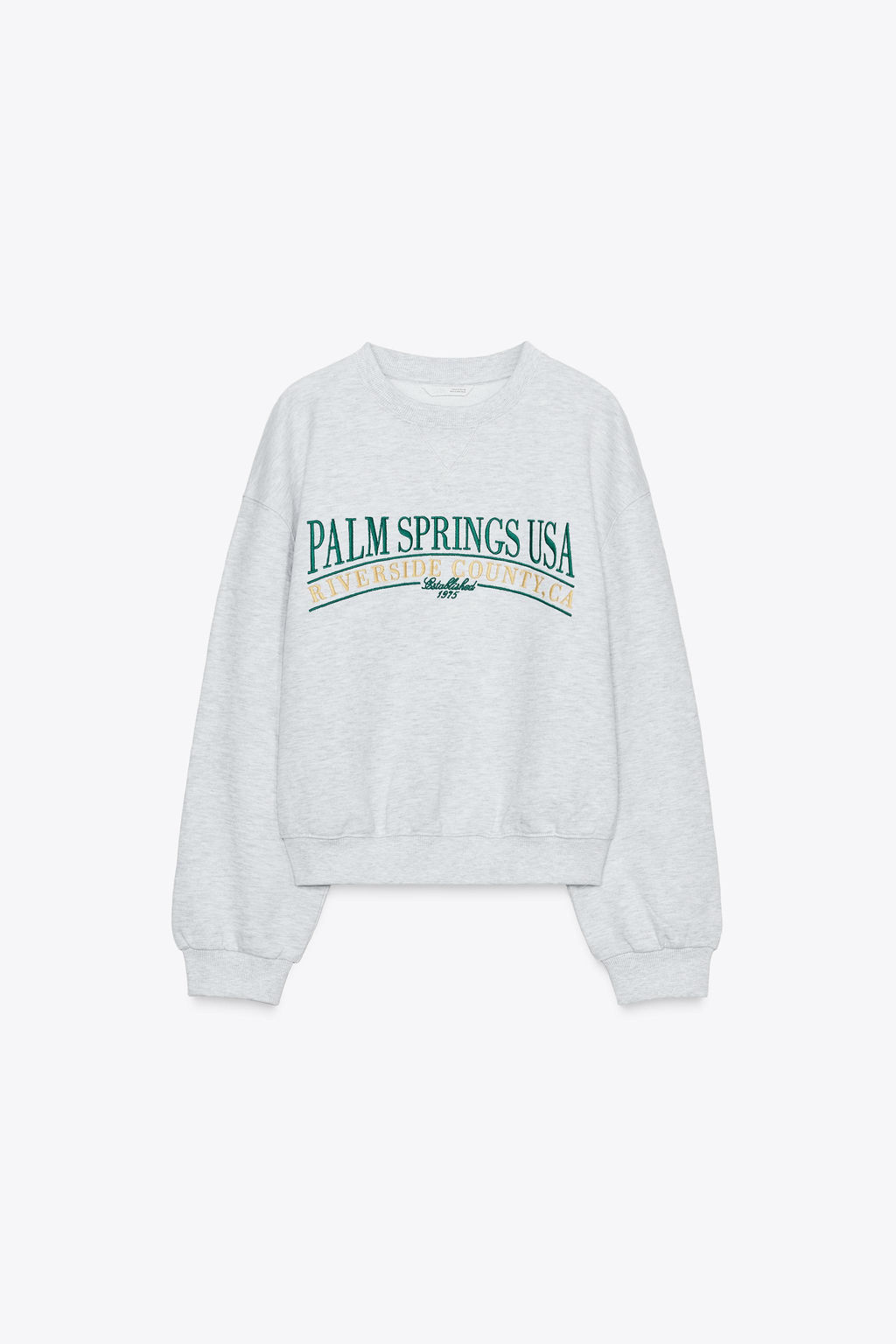 COTTON SLOGAN SWEATSHIRT - Zara фото 6