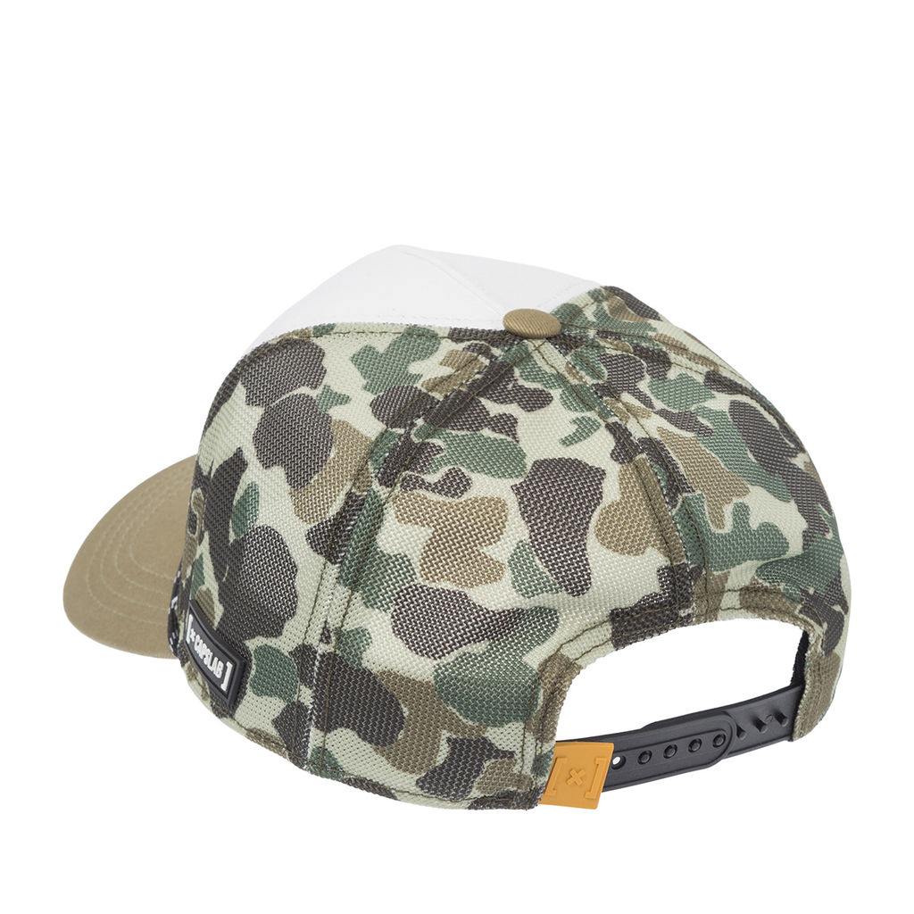 Бейсболка CAPSLAB арт. CL/LOO11/1/PCT/CAM Looney Tunes Daffy Duck (оливковый / белый) фото 2