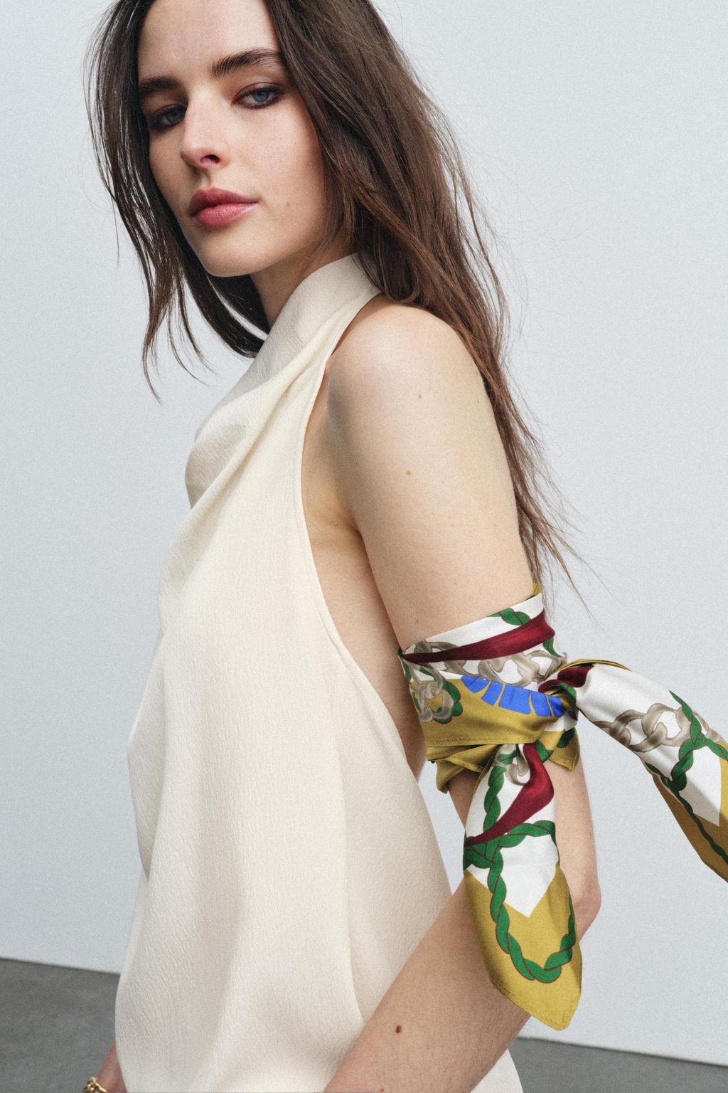 100% SILK PRINTED SCARF - Zara фото 6