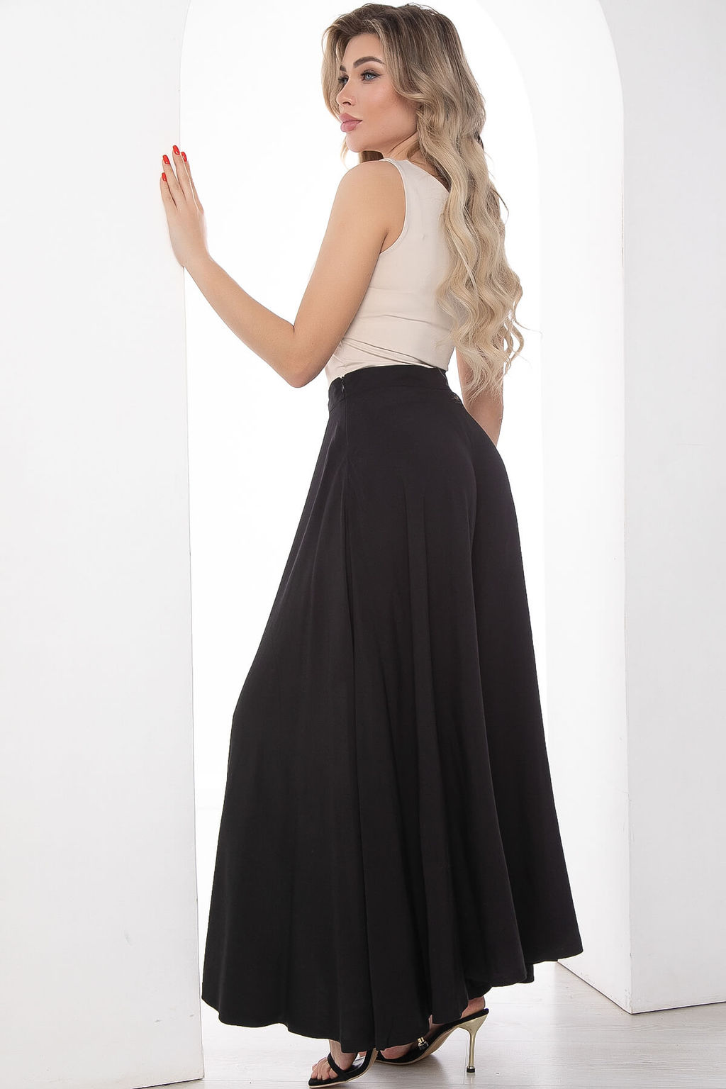 Брюки Камелия (черные) Б9091 - Lt collection фото 9