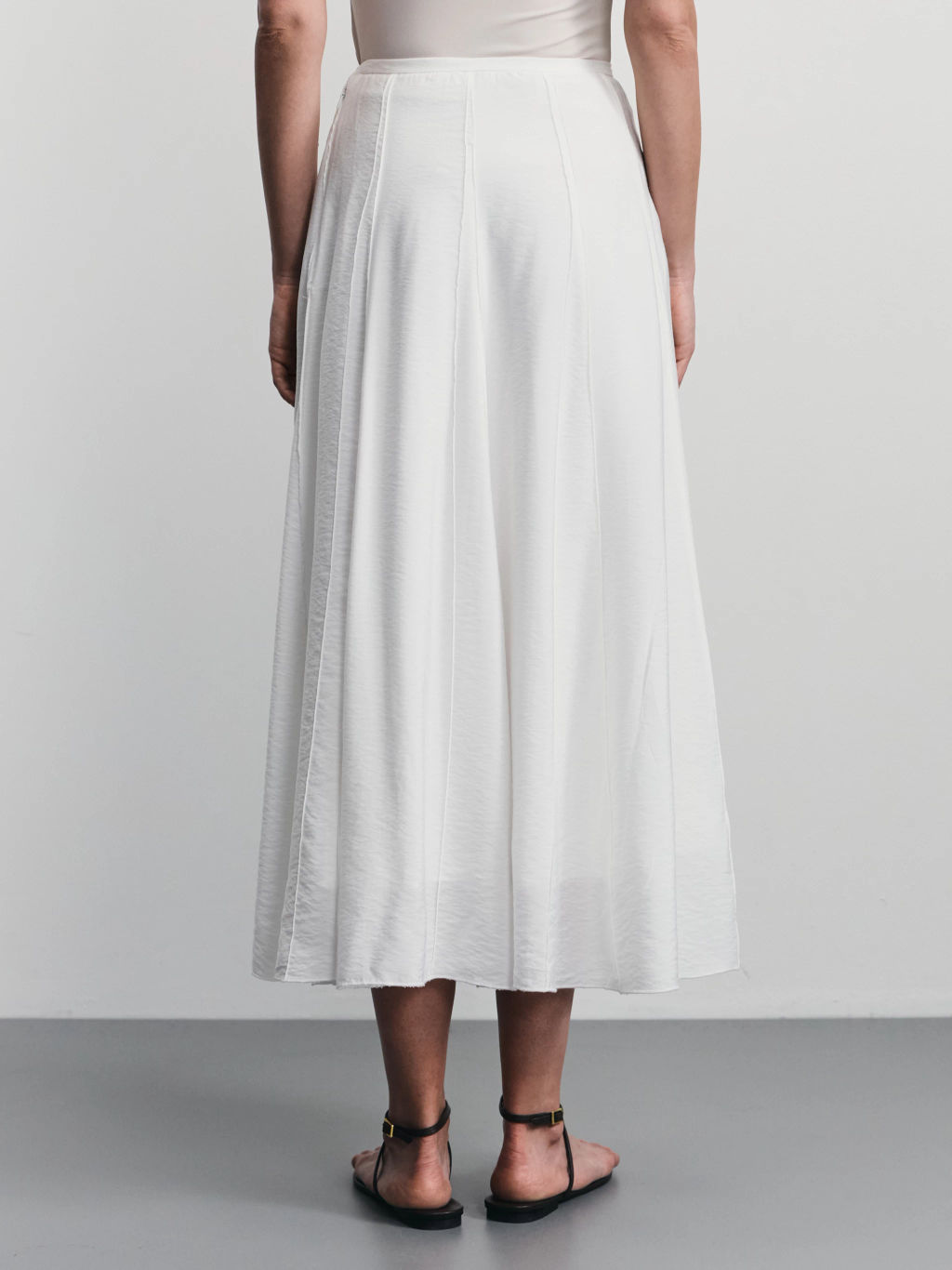 Юбка миди из вискозы со складками / Zarina  фото 5