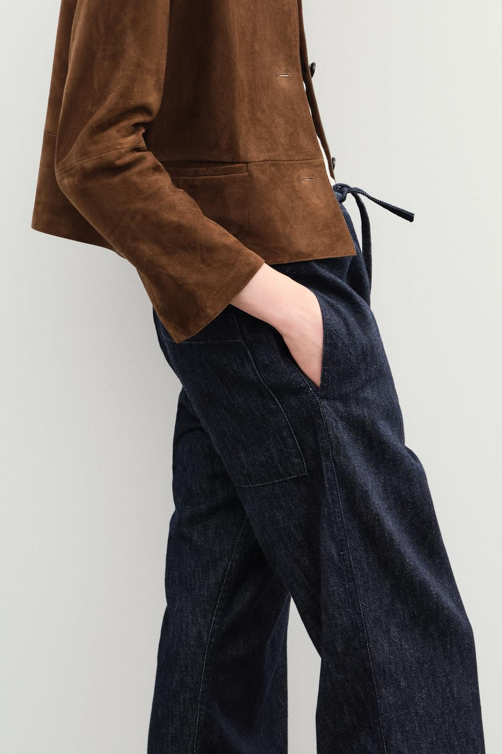 ZW COLLECTION STRAIGHT-LEG MID-RISE JEANS - Zara фото 4