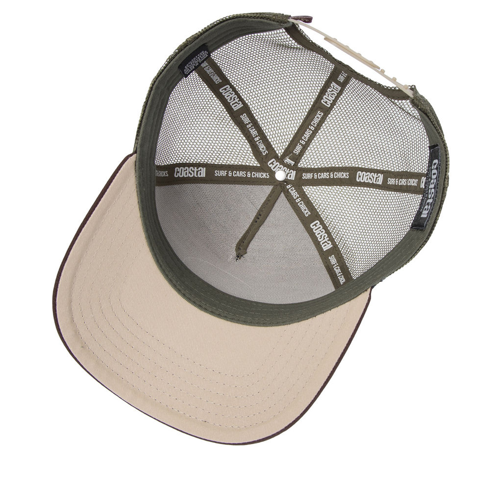 Бейсболка COASTAL арт. HFT Smooth Glide (темно-синий / коричневый) фото 2