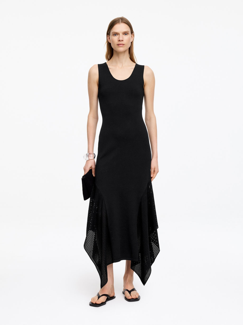 Vestido de punto drapeado - H&m фото 3