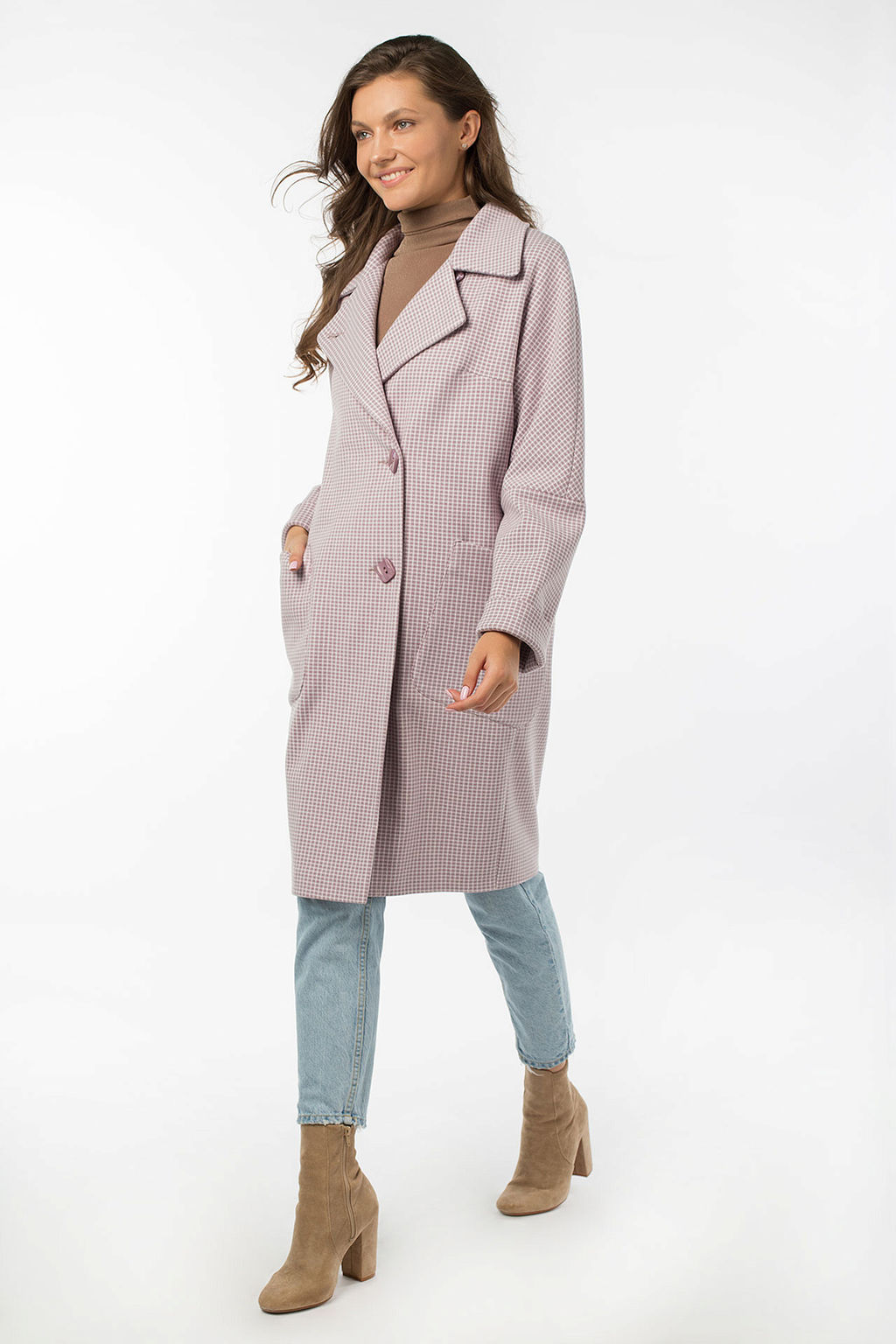 01-10662 Пальто женское демисезонное - El podio фото 4