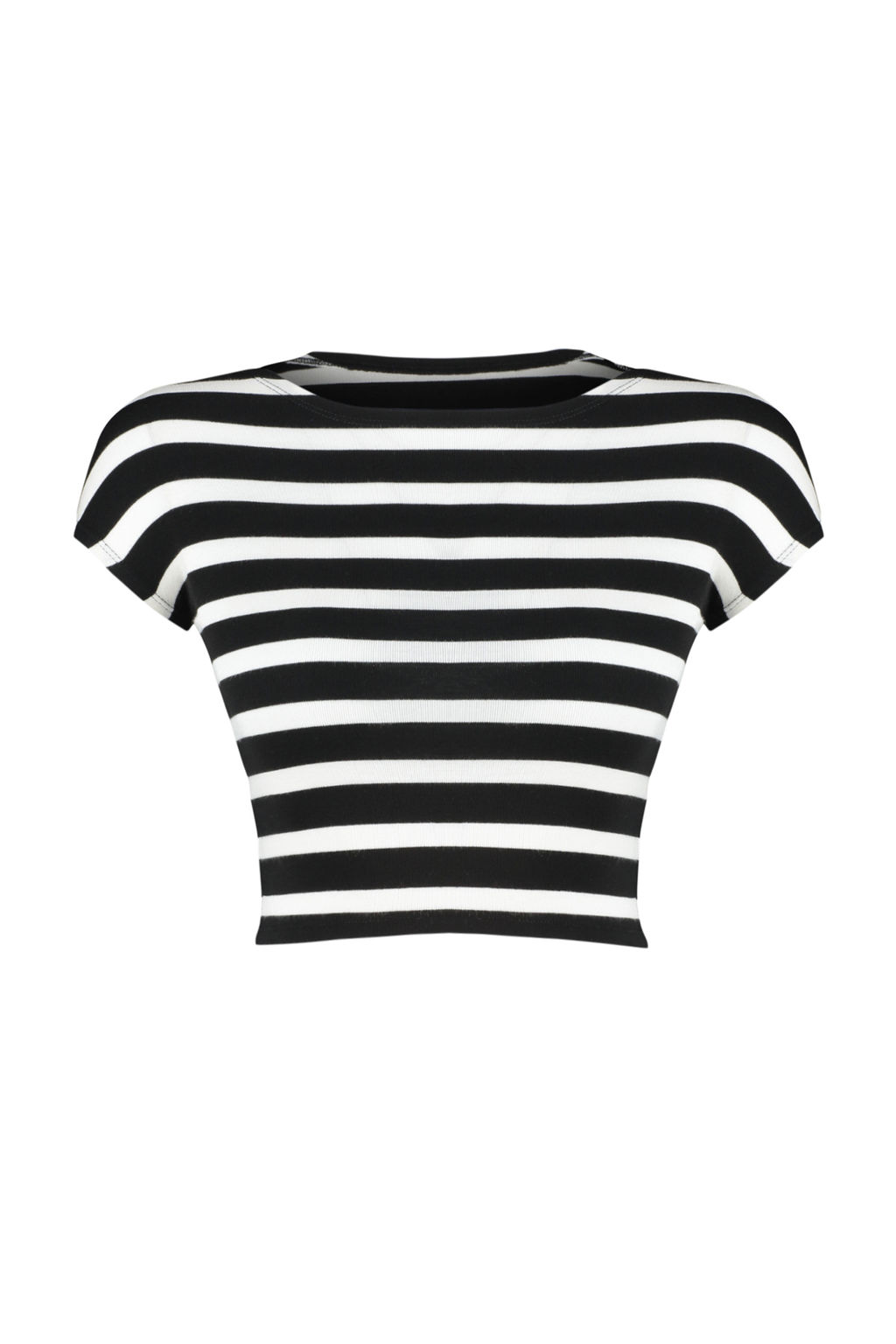 Trendyolmilla Siyah Bisiklet Yaka Ay Kol Fitted/Vucuda Oturan Crop Orme Bluz TWOSS24BZ00446  фото 37