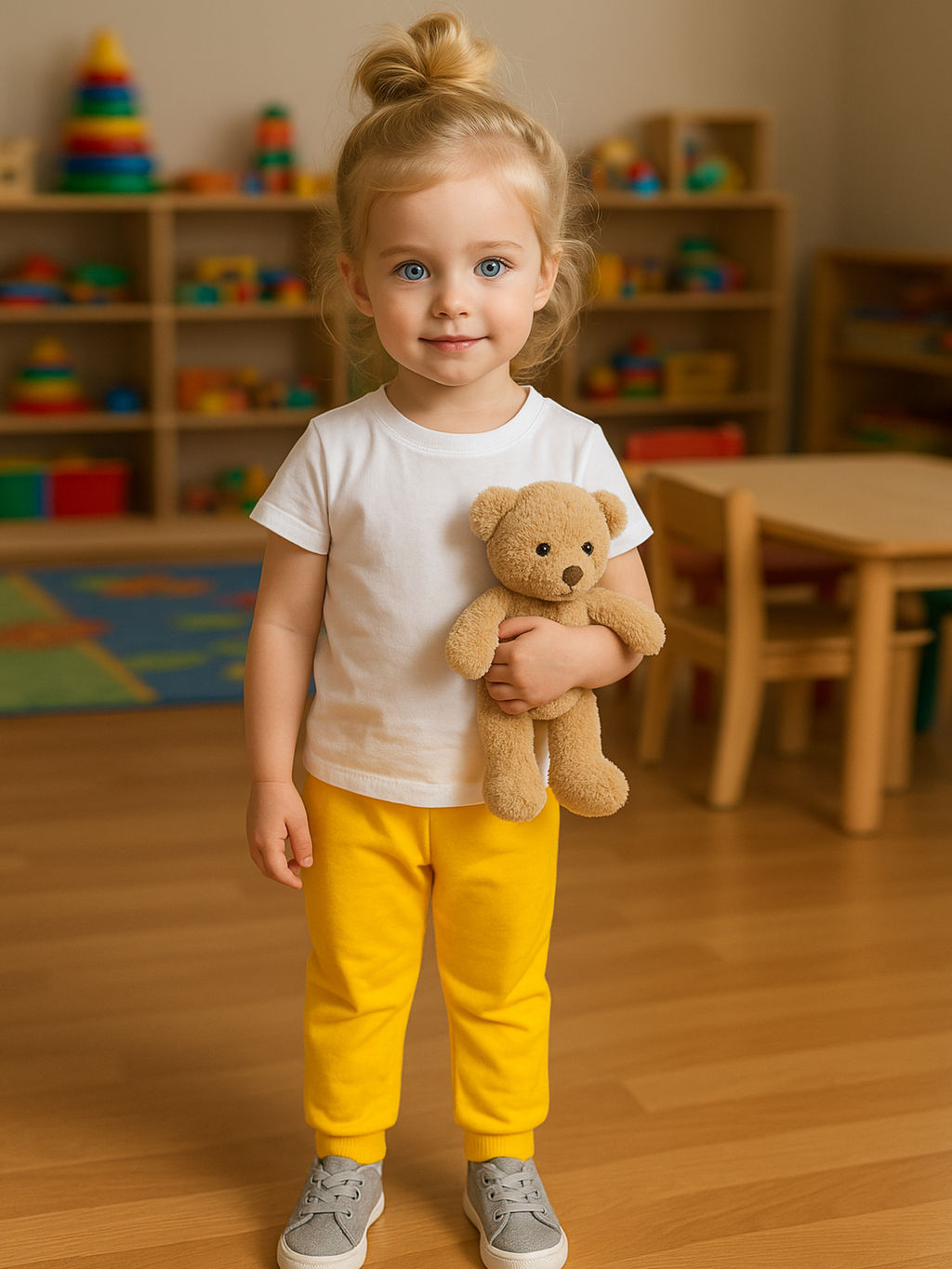 Штанишки детские голубые - Утенок фото 5