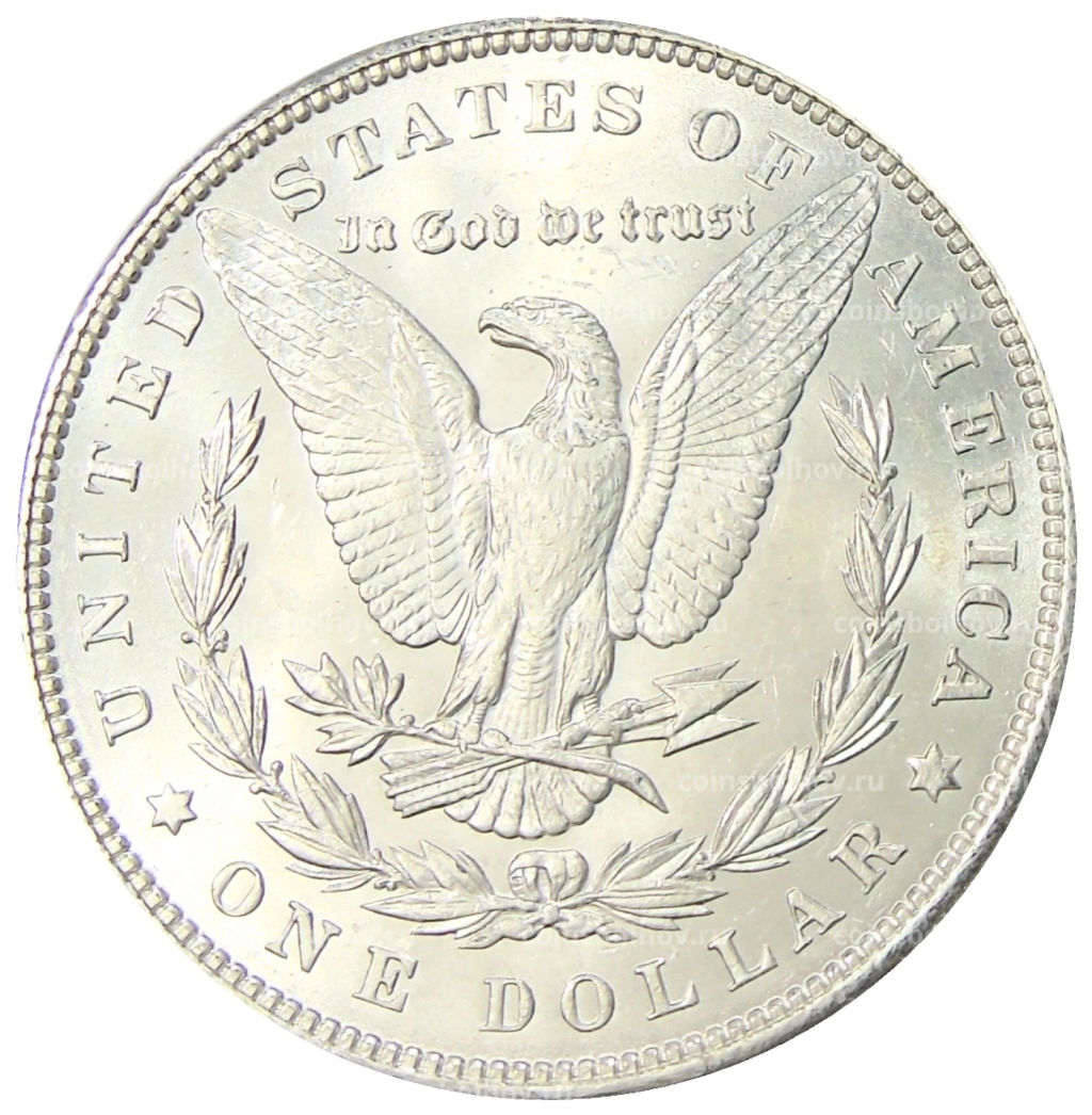 Монета 1 доллар 1890 года США Доллар Моргана