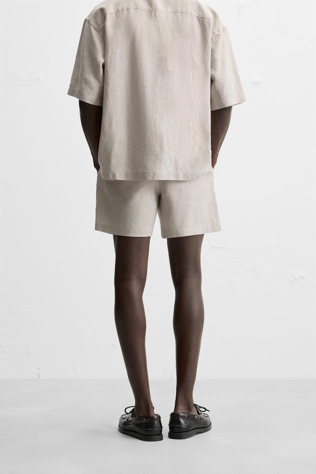 100% LINEN BERMUDA SHORTS - Zara фото 3
