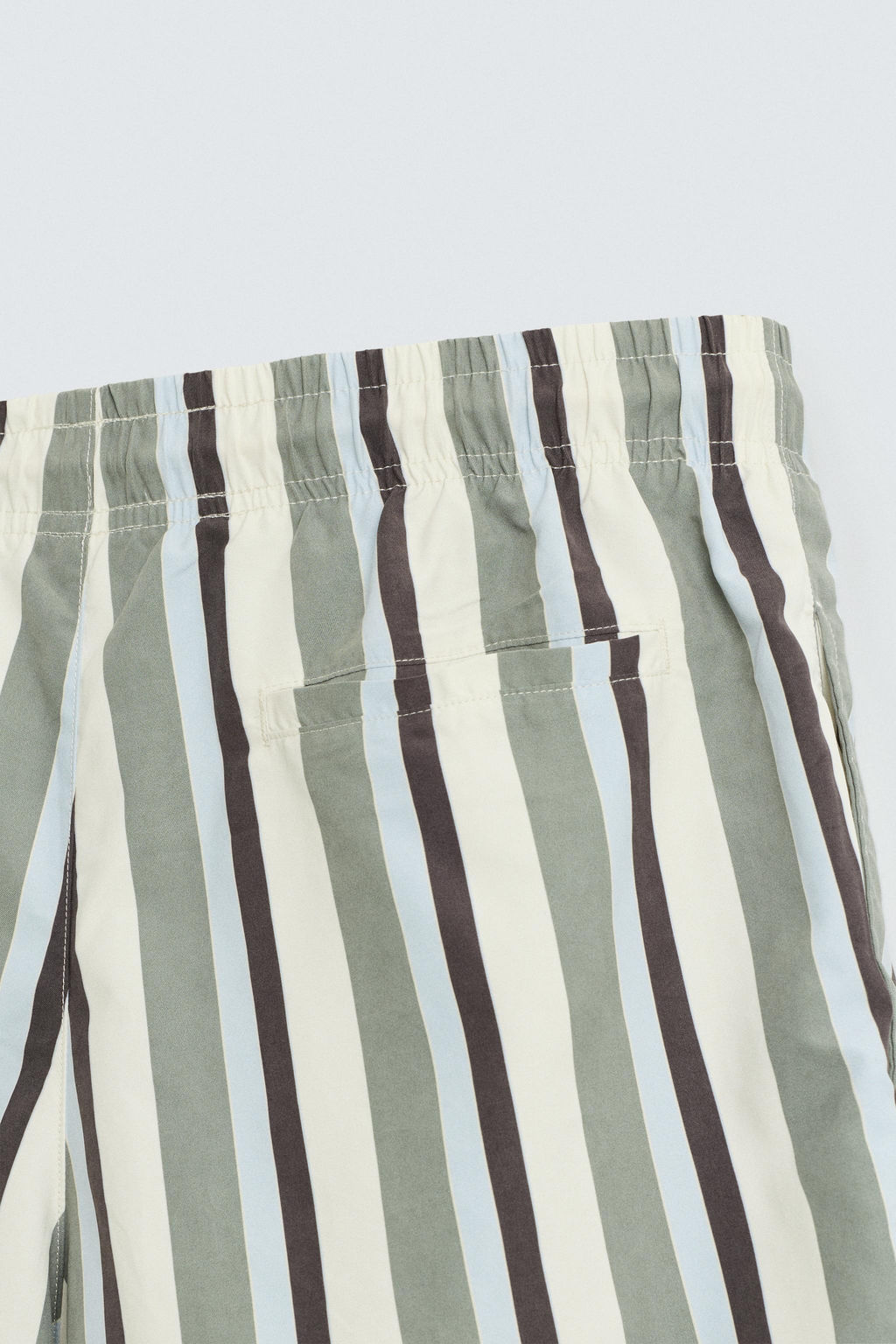 STRIPED MID-LENGTH SWIMMING TRUNKS - Zara фото 4
