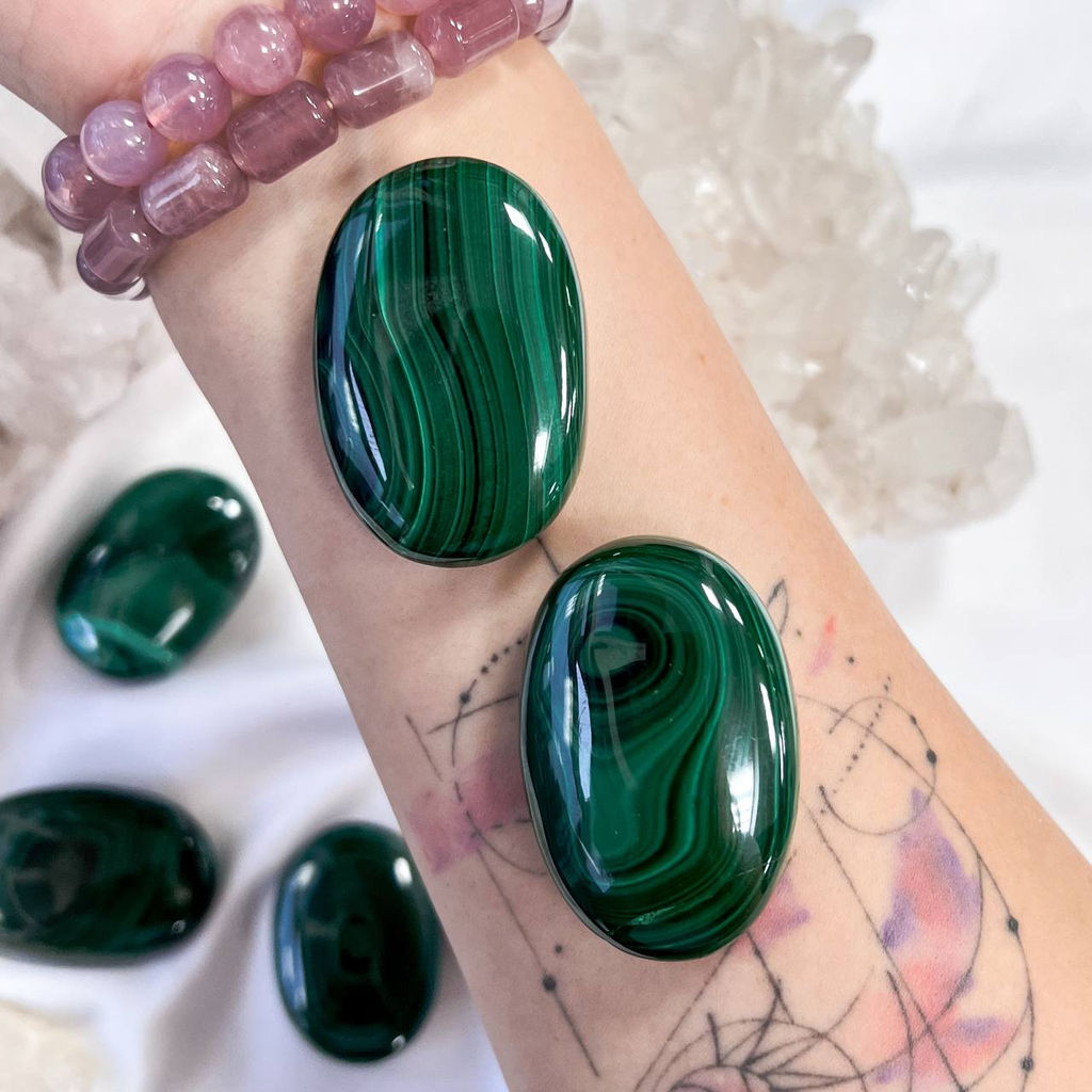 Галтовка из Малахита