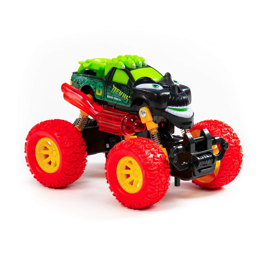 Монстр РАЛЛИ - Демон, автомобиль инерционный (со светом и звуком) (в коробке) - Полесье фото 5