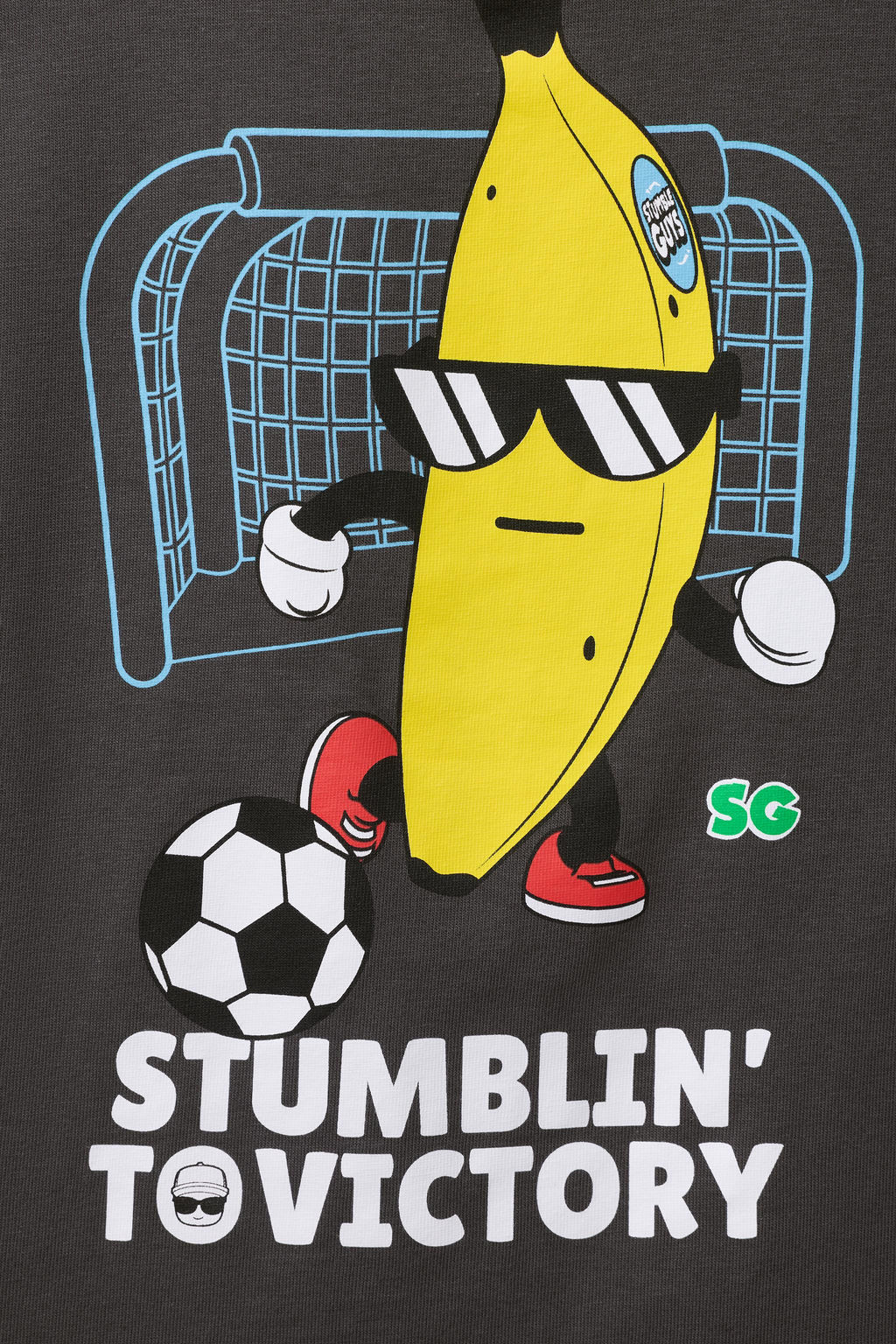 CAMISETA STUMBLE GUYS   SCOPELY / Gris antracita