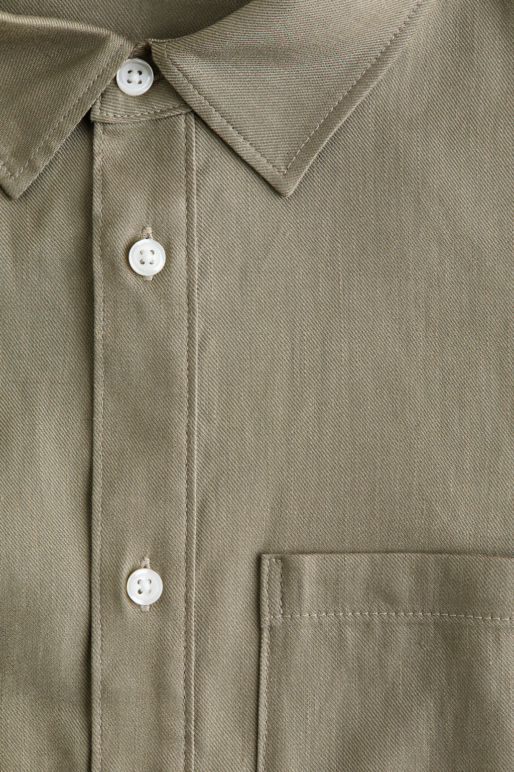 Camisa en mezcla de lino Easy Care Regular Fit - H&m фото 7