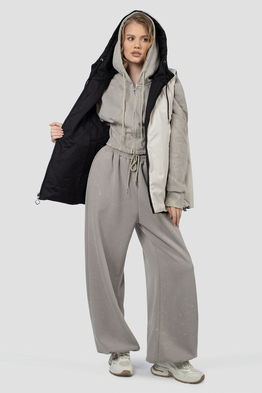 Куртка жилет двусторонняя демисезонная (синтепон 100) - El podio фото 8