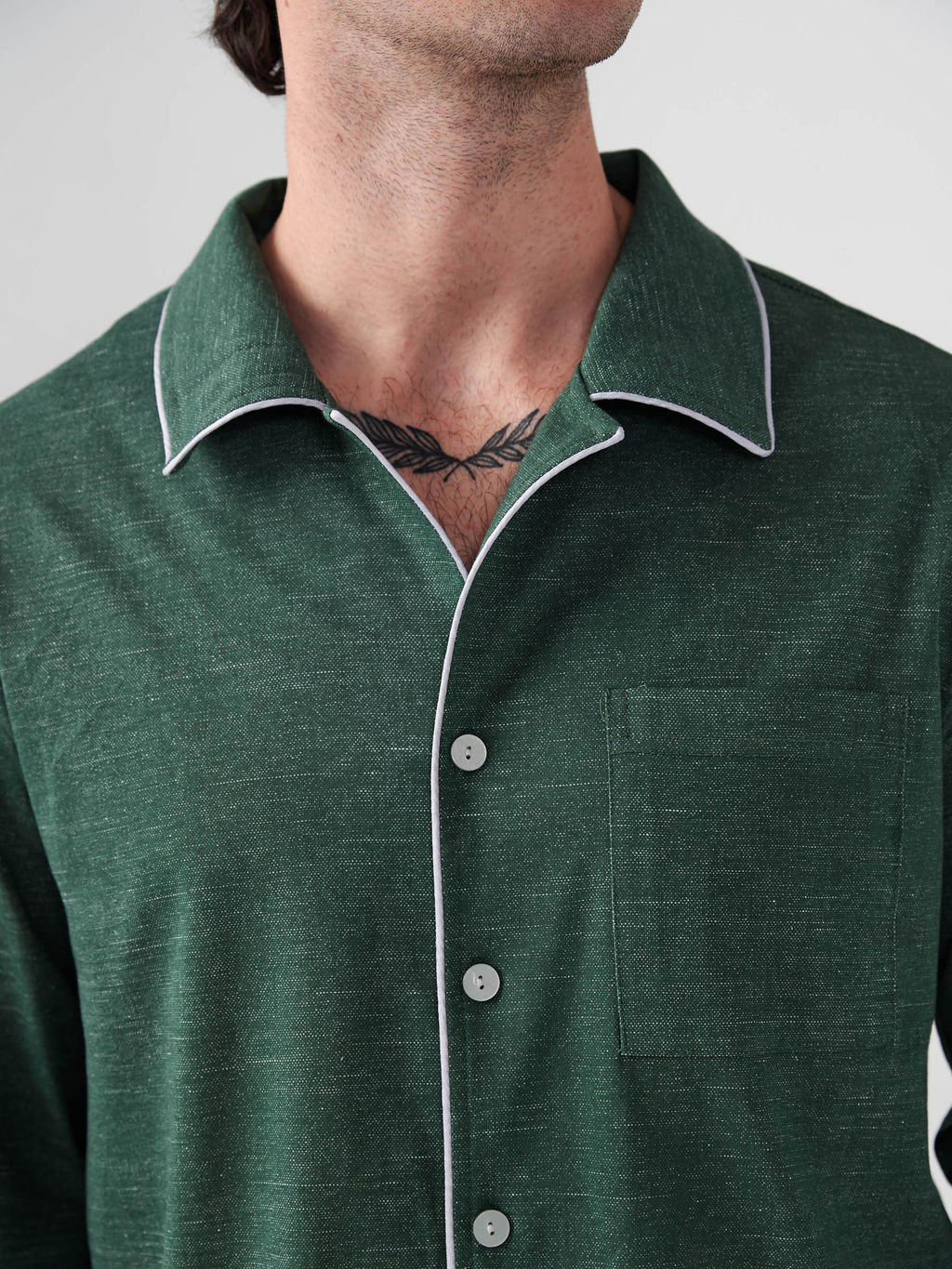 Пижама 100% хлопок Лен (классическая) - Оптима фото 5