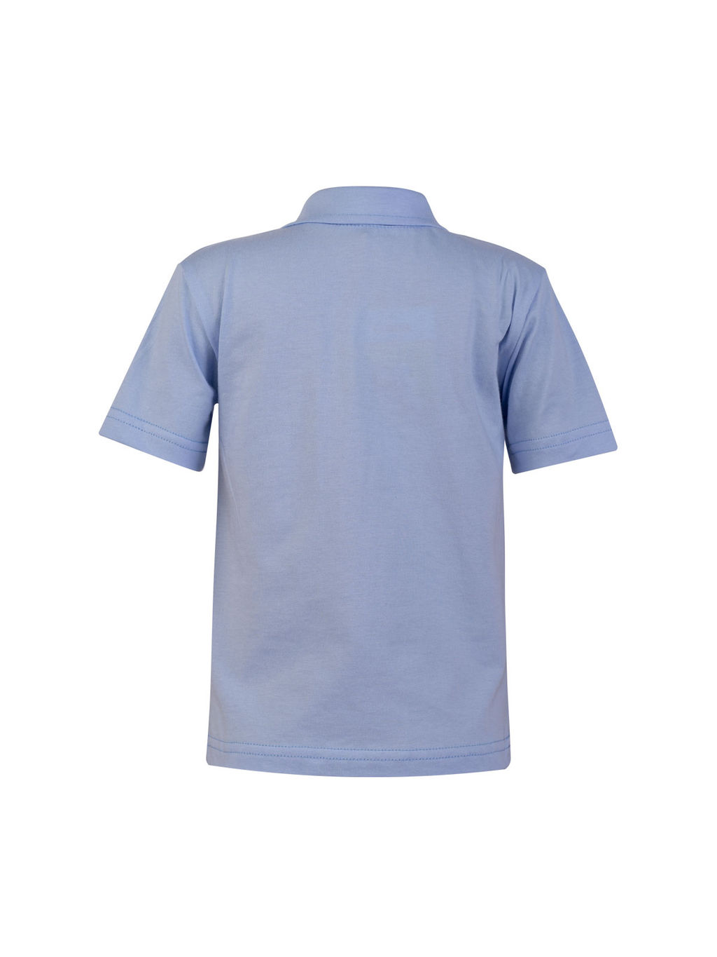Детская футболка поло голубая 659 (140, 72)