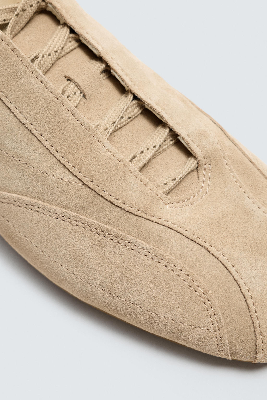 ULTRA-THIN SOLE LEATHER TRAINERS - Zara фото 7