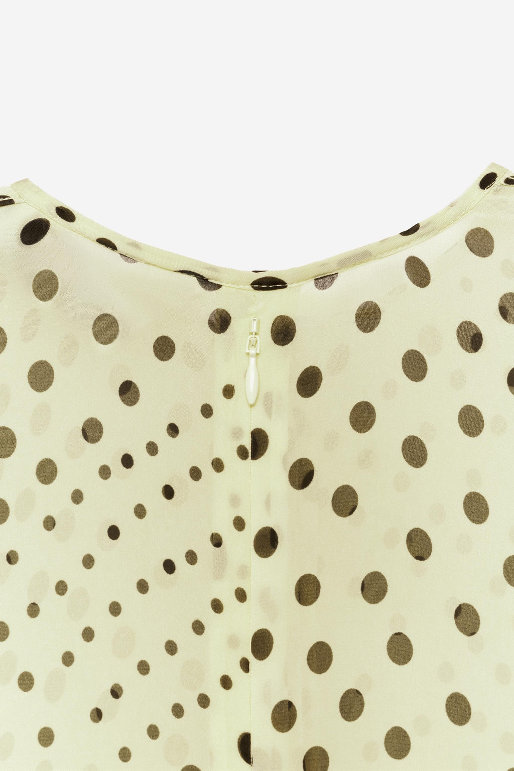 VESTIDO LUNARES - THE ITEM ZARA WOMAN / Vainilla  фото 11