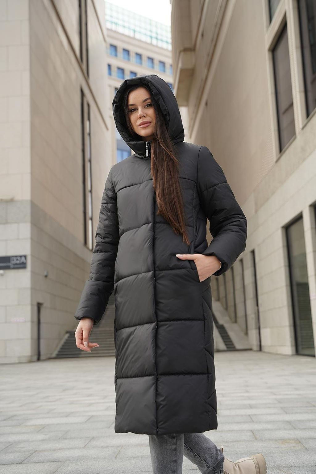 Пальто зимнее / 43811 - Twin tip фото 4