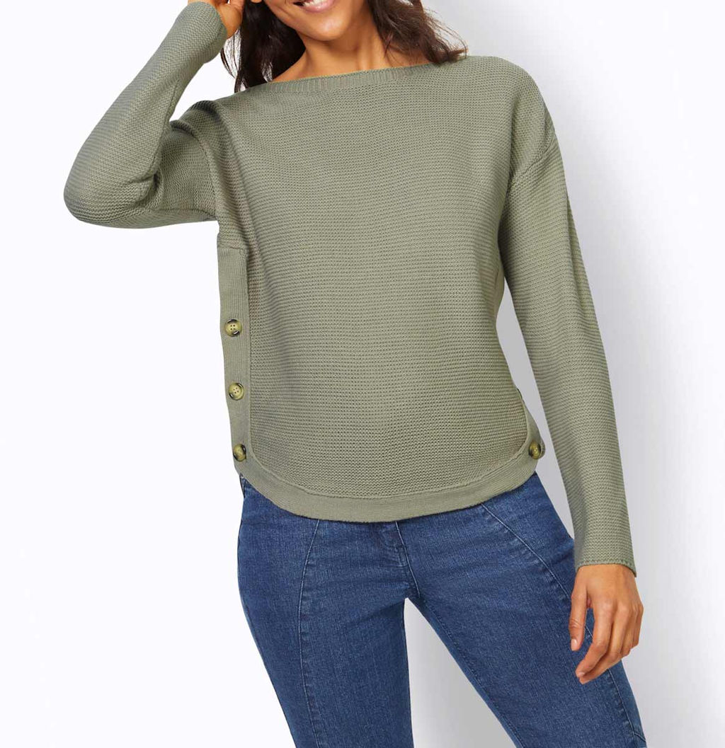 Пуловер, цвета грязи - Heine фото 3