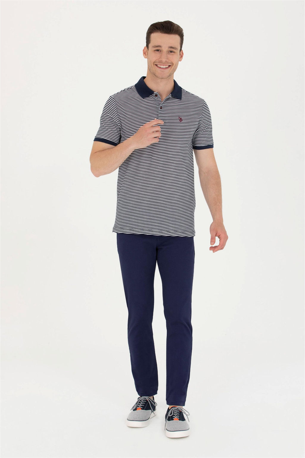 U. S. Polo Assn Мужские темно-синие брюки из плотной ткани - U.s. polo assn фото 8