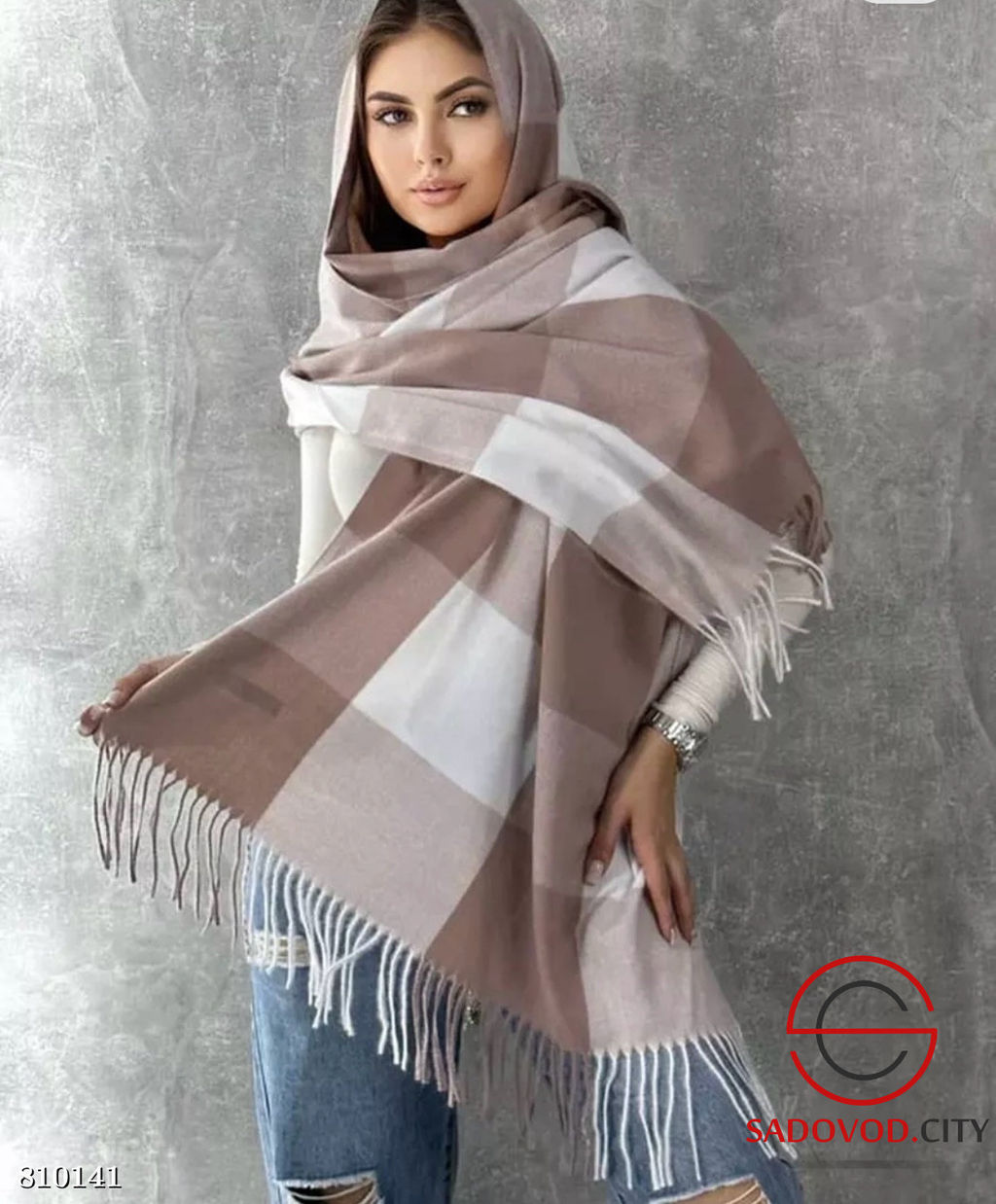 Тёплые шарфы из вискозы